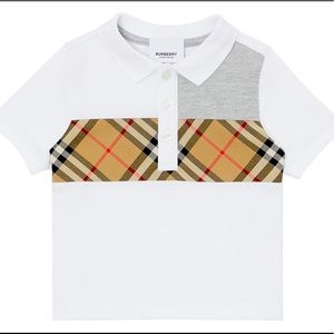 Burberry
Jeff Contrasting Polo w/ Check Chest.